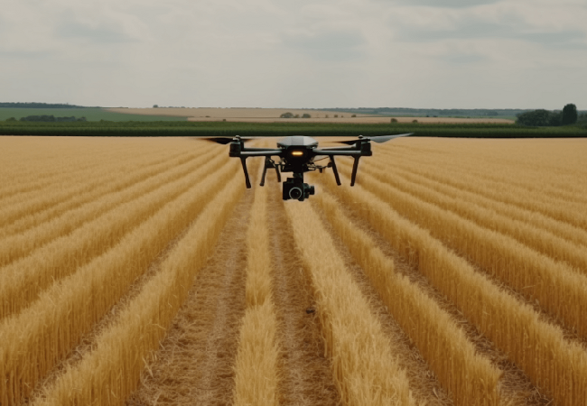 无人机广泛应用于智慧农业